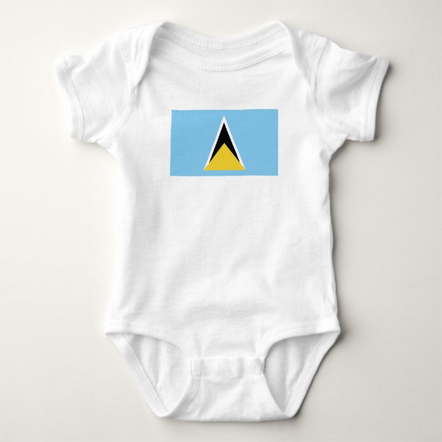Saint Lucia T Shirt (Framsida)