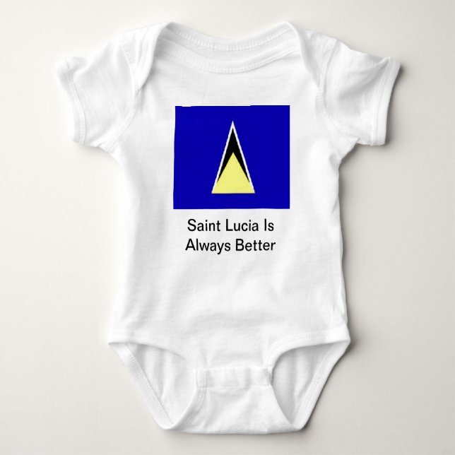 Saint lucia tee shirt (Framsida)