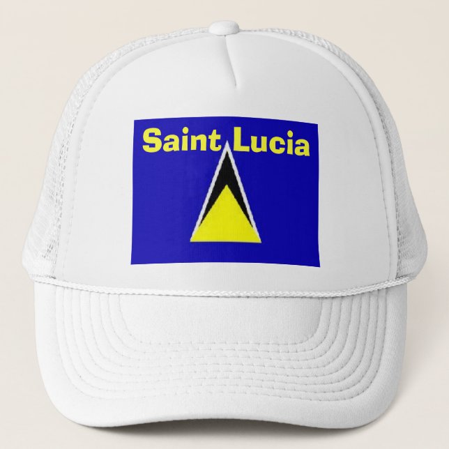 Saint Lucia Truckerkeps (Framsida)