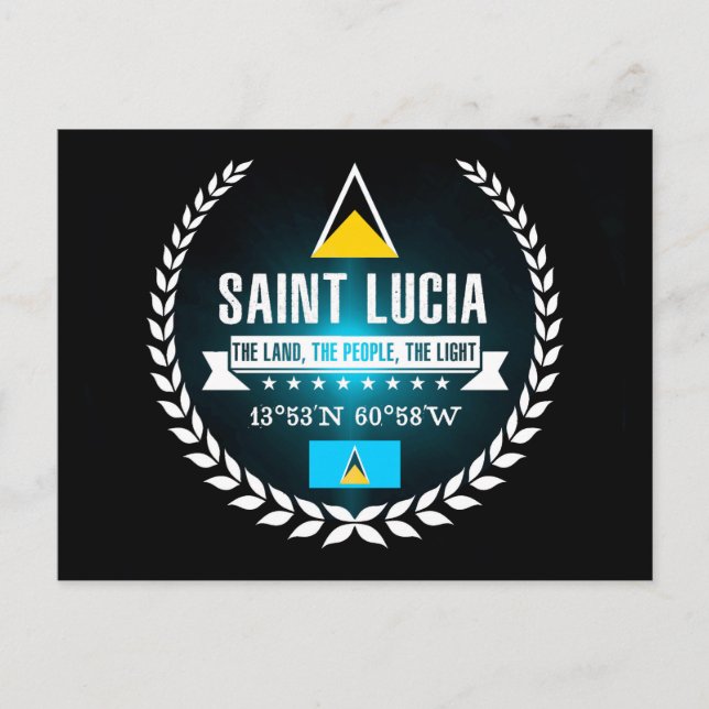 Saint Lucia Vykort (Framsida)