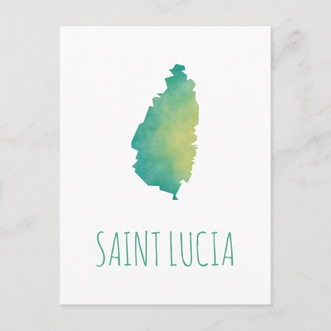 Saint Lucia Vykort (Framsida)