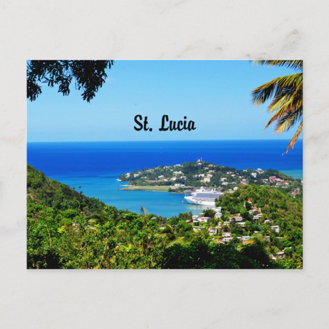 Saint Lucia Vykort (Framsida)