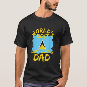 Saint Lucian Pappa World, Bästa Far från St Lucia T Shirt