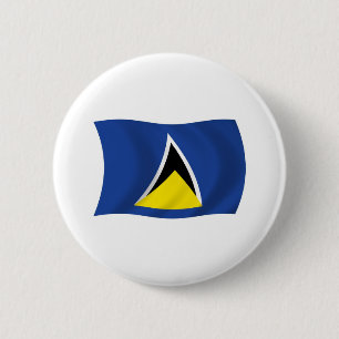 Saint Lucias flagga knapp