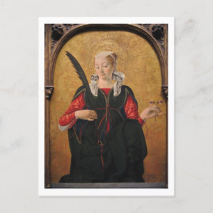 Saint Lucy av Francesco del Cossa Vykort