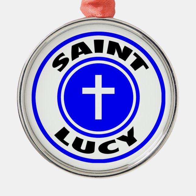 Saint Lucy Julgransprydnad Metall (Framsidan)