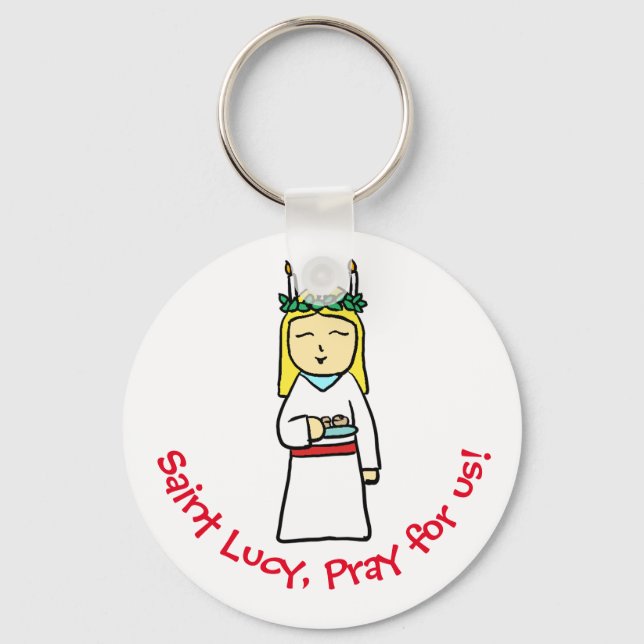 Saint Lucy Keychain Nyckelring (Framsida)