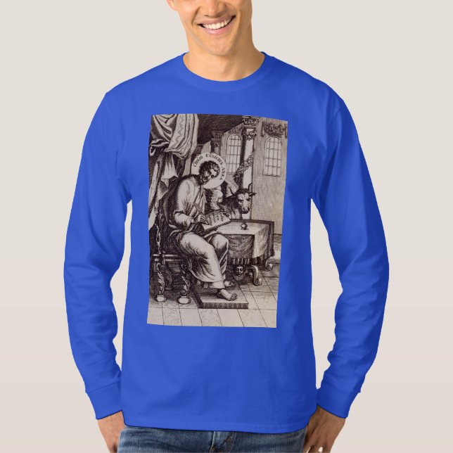 Saint Luke Evangelist och Apostle T Shirt (Framsida)