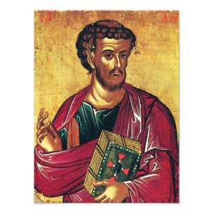 Saint Luke Evangelist Orthodox-ikonen Fototryck