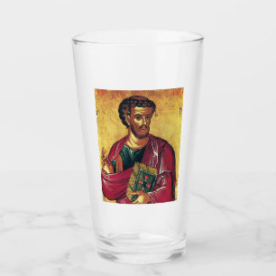 Saint Luke Evangelist Orthodox-ikonen Glaskopp
