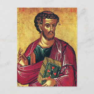 Saint Luke Evangelist Orthodox-ikonen Vykort
