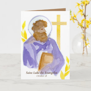 Saint Luke Feast Day 18 katolik Kort