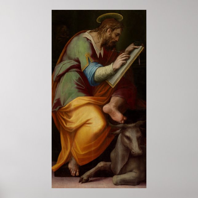 Saint Luke - Giorgio Vasari Fine Art Poster (Framsidan)