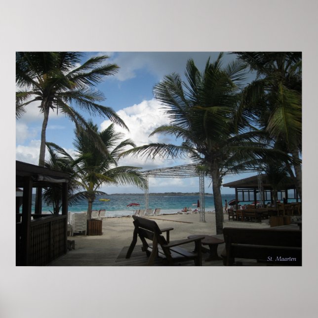 Saint Maarten Island Beauty Poster (Framsidan)