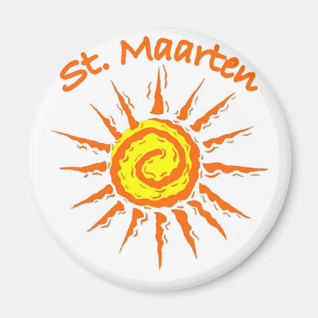 Saint Maarten Magnet (Framsidan)