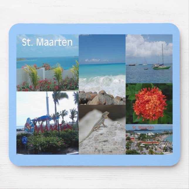 Saint Maarten Photo Collage av Khoncepts Musmatta (Framsidan)