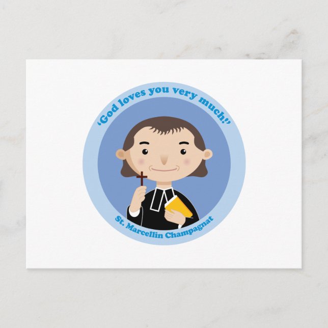 Saint Marcellin Champagnat Vykort (Framsida)