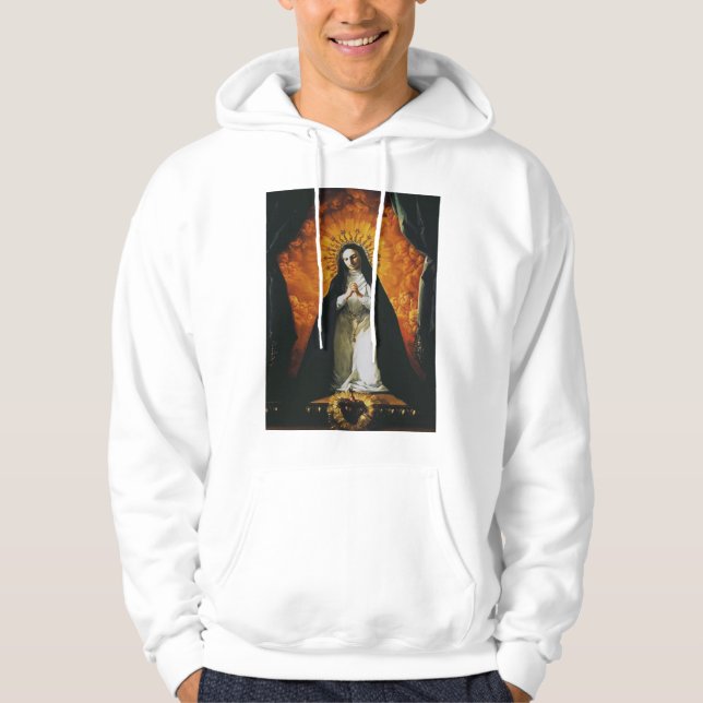Saint Margaret Mary Alacoque Hoodie (Framsida)