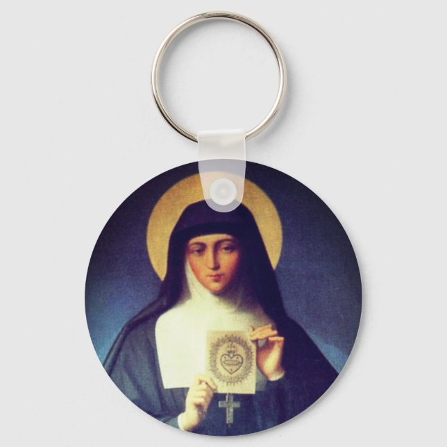 Saint Margaret Mary Alacoque Nyckelring (Framsida)
