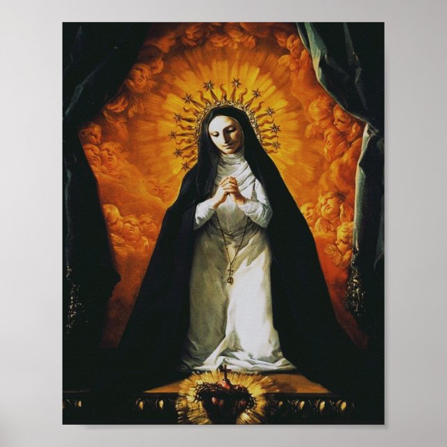 Saint Margaret Mary Alacoque Poster (Framsidan)