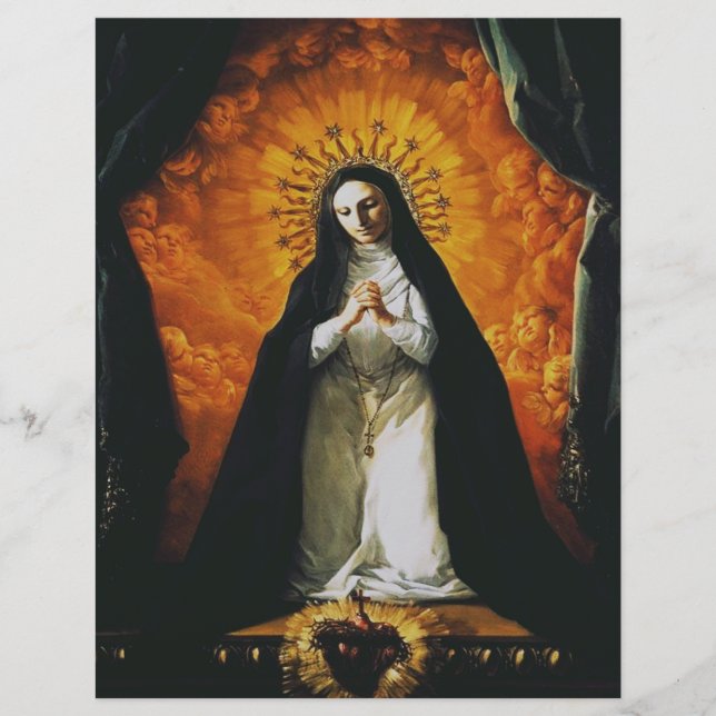 Saint Margaret Mary Alacoque Reklamblad (Framsidan)