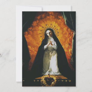 Saint Margaret Mary Alacoque Tack Kort