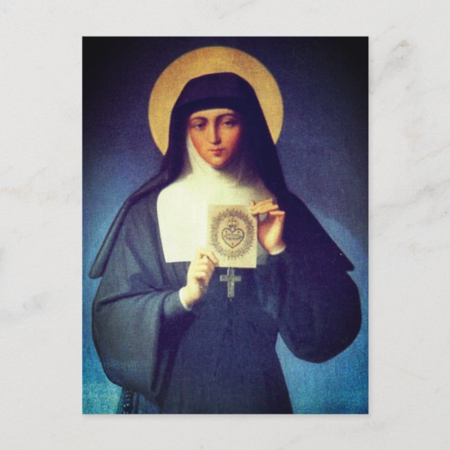 Saint Margaret Mary Alacoque Vykort (Framsida)