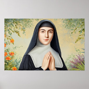 Saint Margaret Mary i Prayer Poster