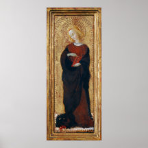 Saint Margaret - Sassetta Fine Art Poster
