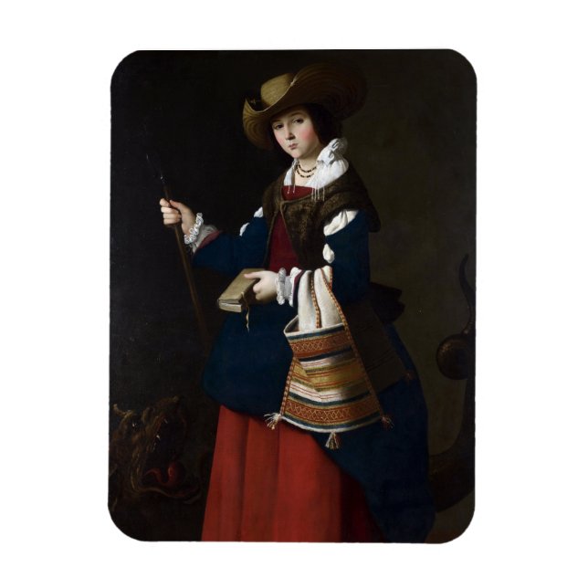 Saint Margaret som shepherdes Magnet (Vertikal)
