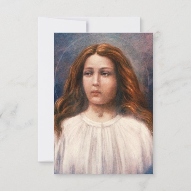Saint Maria Goretti Holy Card Tack Kort (Framsida)
