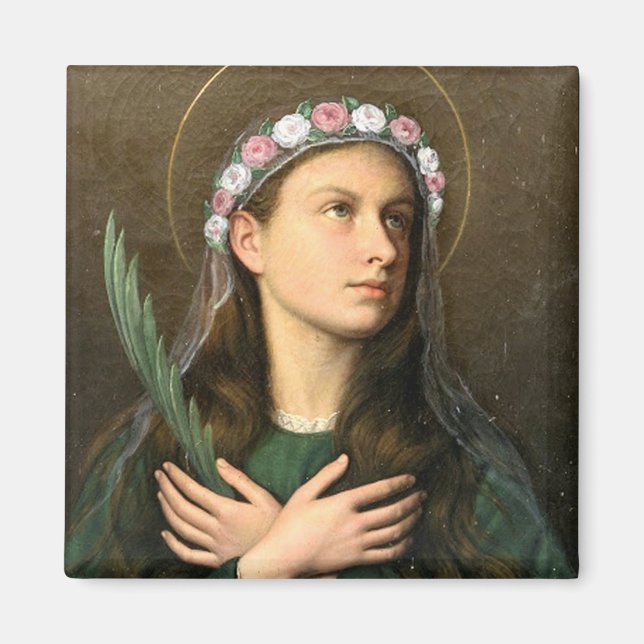 Saint Maria Goretti Magnet (Framsidan)