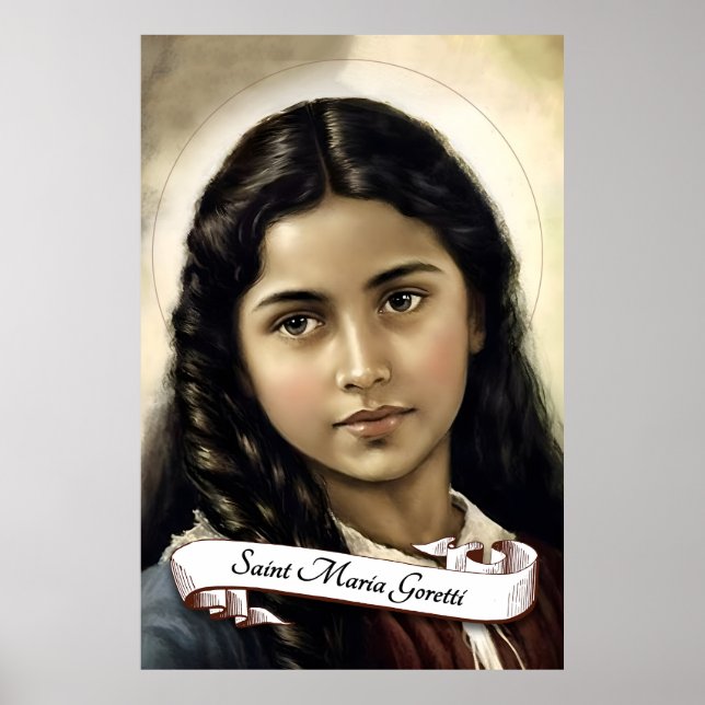 Saint Maria Goretti Poster (Framsidan)
