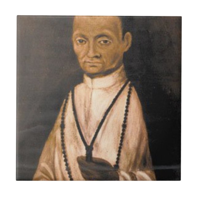 Saint Marin De Porres Kakelplatta (Framsidan)