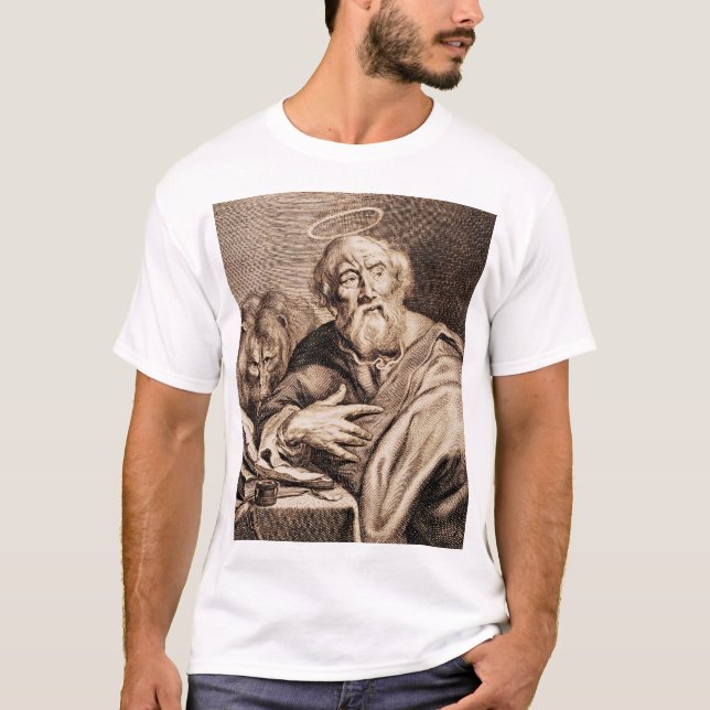 Saint Mark Evangelist och Martyr T Shirt (Framsida)