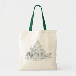 Saint Marks Cathedral Venice Italien Pen och Bläck Tygkasse