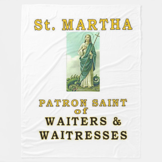 SAINT MARTHA FLEECEFILT (Framsidan)