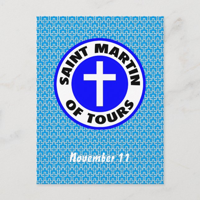 Saint Martin av Tours Vykort (Framsida)