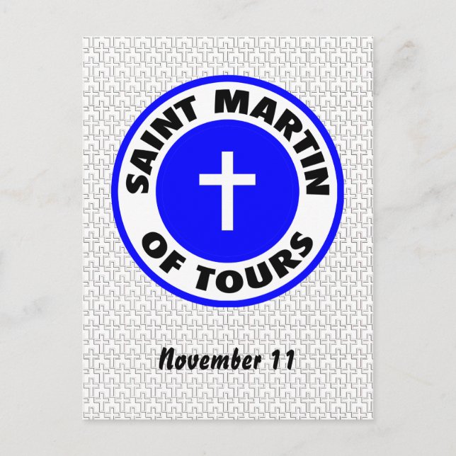 Saint Martin av Tours Vykort (Framsida)