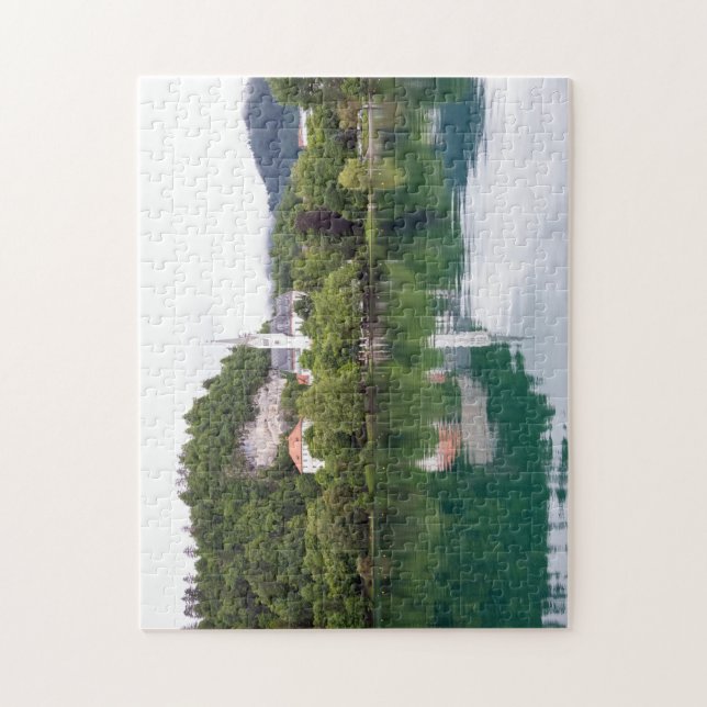 Saint Martin, Bled, Slovenien Pussel (Vertikal)