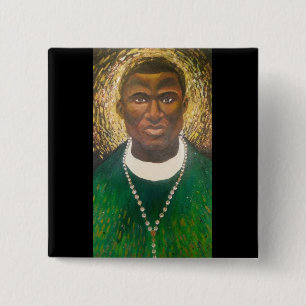 Saint Martin de Porres Button Knapp