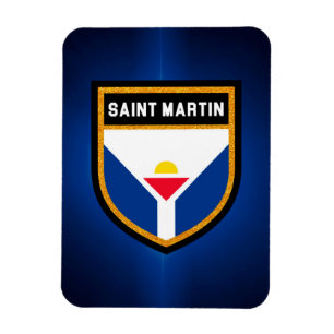 Saint Martin Flagga Magnet