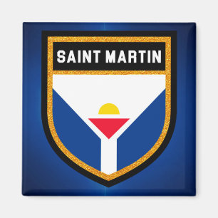 Saint Martin Flagga Magnet
