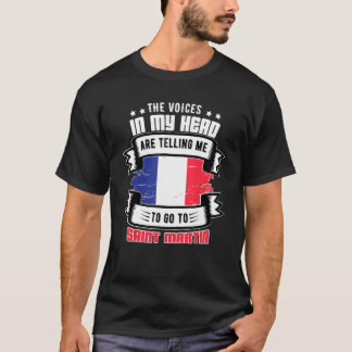 Saint Martin i mitt huvud T Shirt