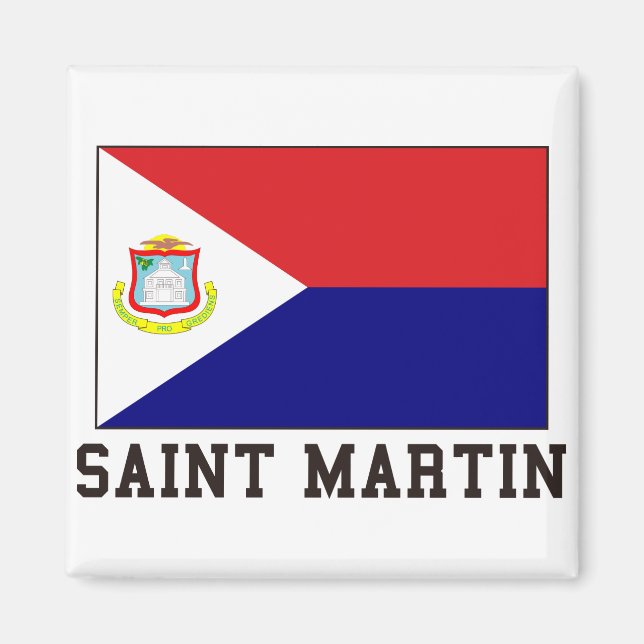 Saint Martin Magnet (Framsidan)