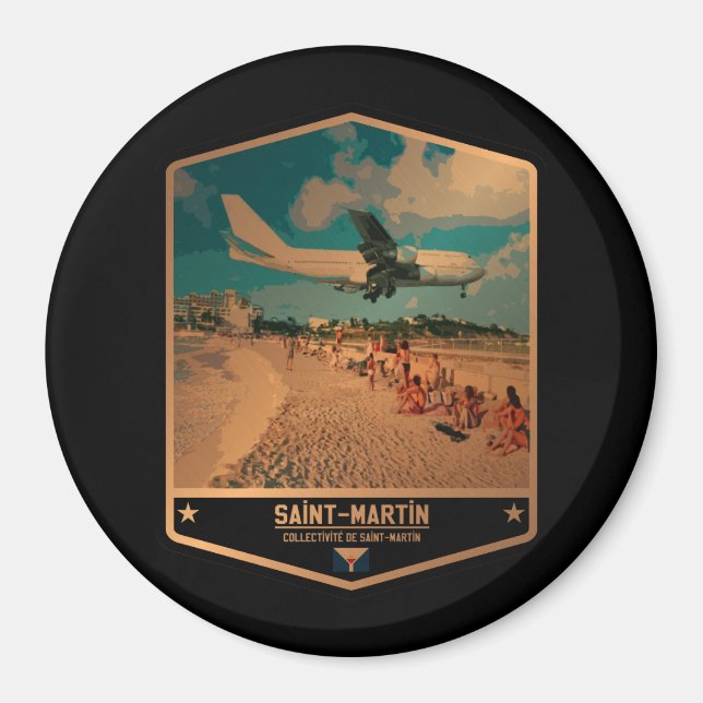 Saint Martin Magnet (Framsidan)