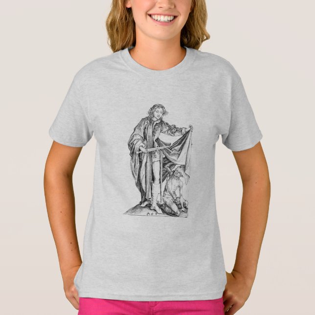 Saint Martin med en Beggar T-Shirt (Framsida)