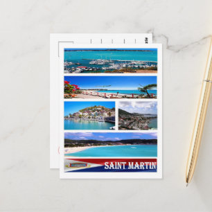 Saint Martin - Moasik - Vykort