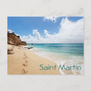 Saint Martin-ön. Västindien Vykort