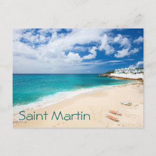 Saint Martin-ön. Västindien Vykort